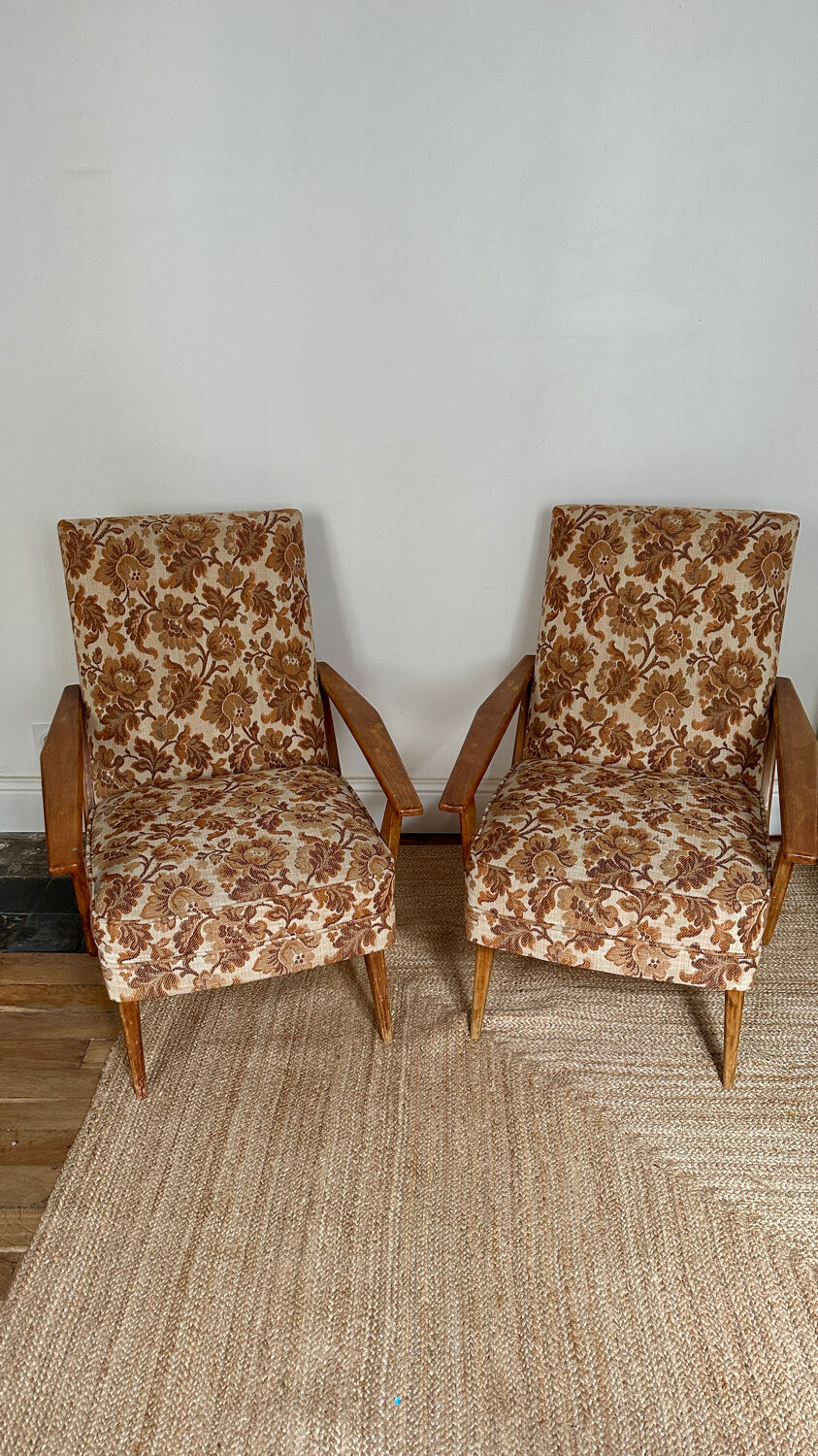 Pair of vintage armchairs