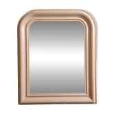 Miroir à poser vintage de style Louis Philippe abricot 53 cm x 45 cm