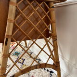Vintage rattan desk