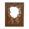 Mirror of the nineteenth century in carved wood