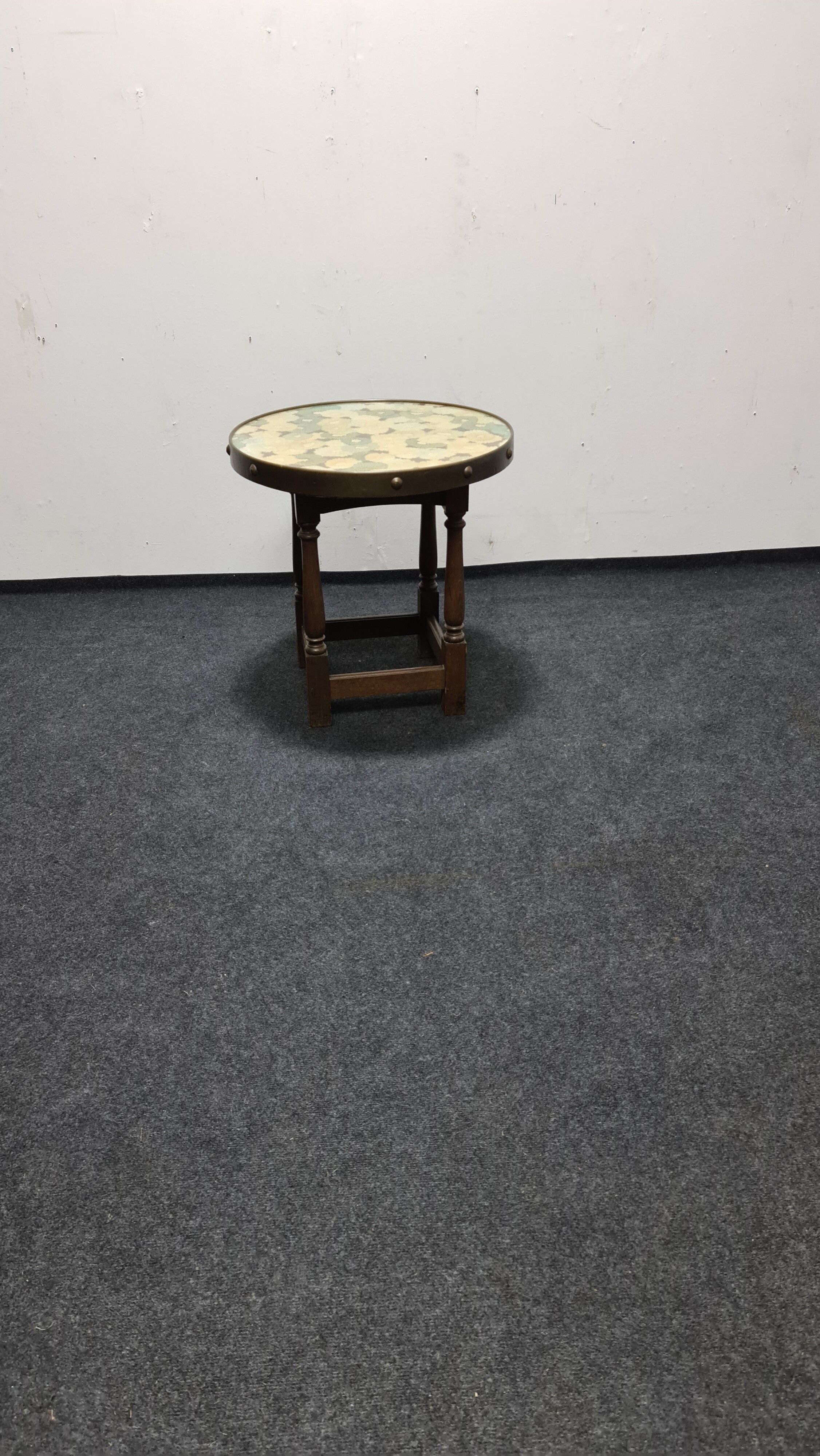 Vintage oak side table