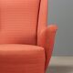 Pair of vintage fabric armchairs from the 1950s.
