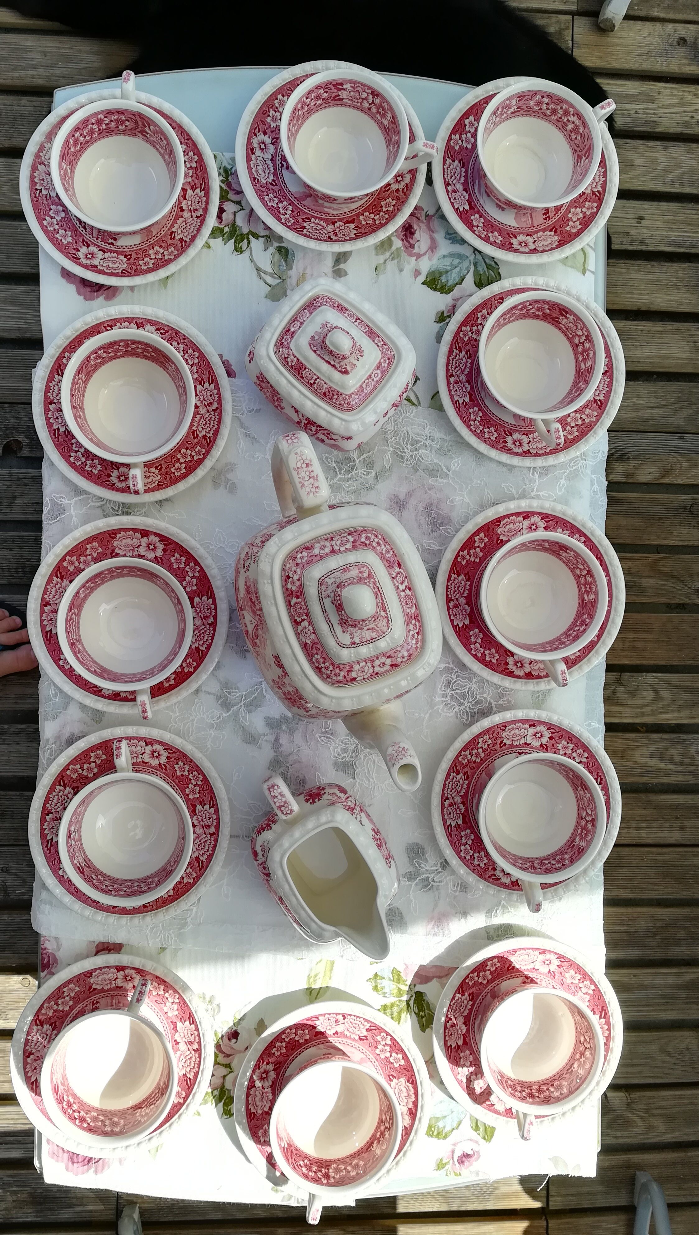 Service à café vintage modèle Rusticana Villeroy et Boch