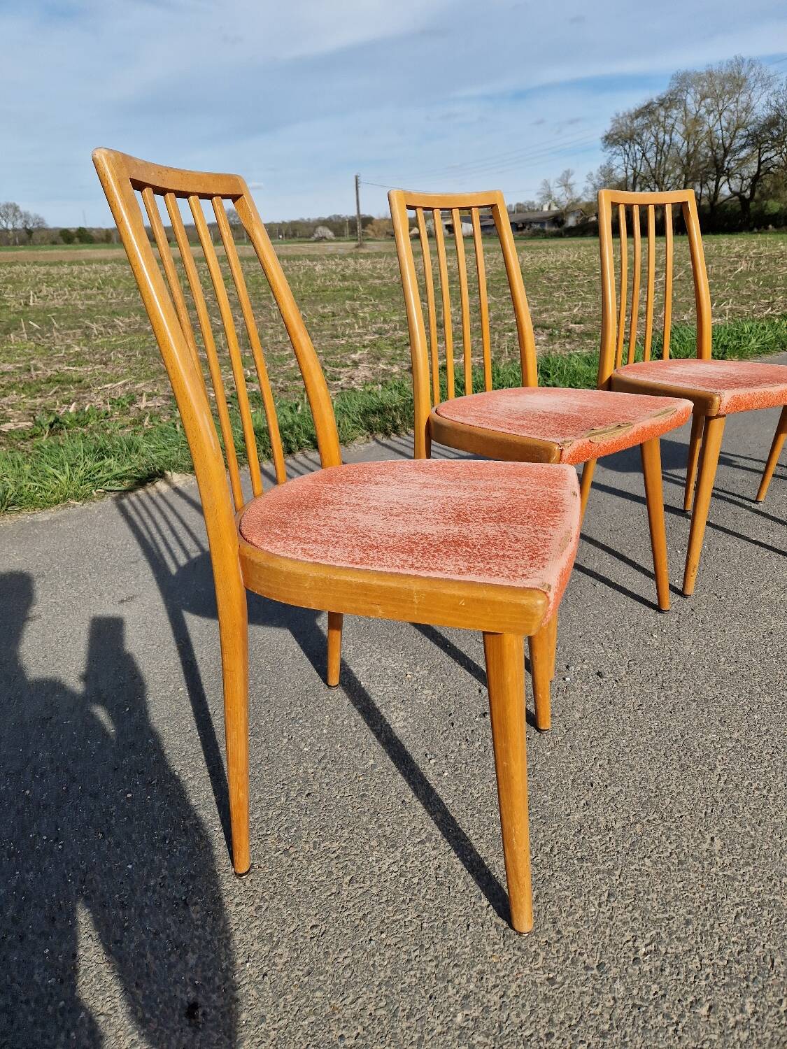 Lot de 4 chaises d'Antoine Suman