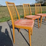 Set of 4 chairs by Antoine Suman