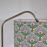 Smooth floor lamp magazine holder