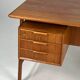 Gunni Omann Mod. 75 teak desk 60s Danish vintage
