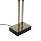 Lampadaire Vintage Deknudt Willy Rizzo Laiton Faisceau Bas Hollywood Regency Années 1970