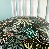 Restyled green phone bench and cushion