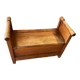 Wooden chest bench