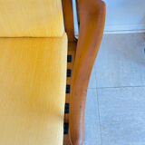 Scandinavian teak banquette for two, circa 1960.