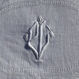 6 pL towels square damask cotton