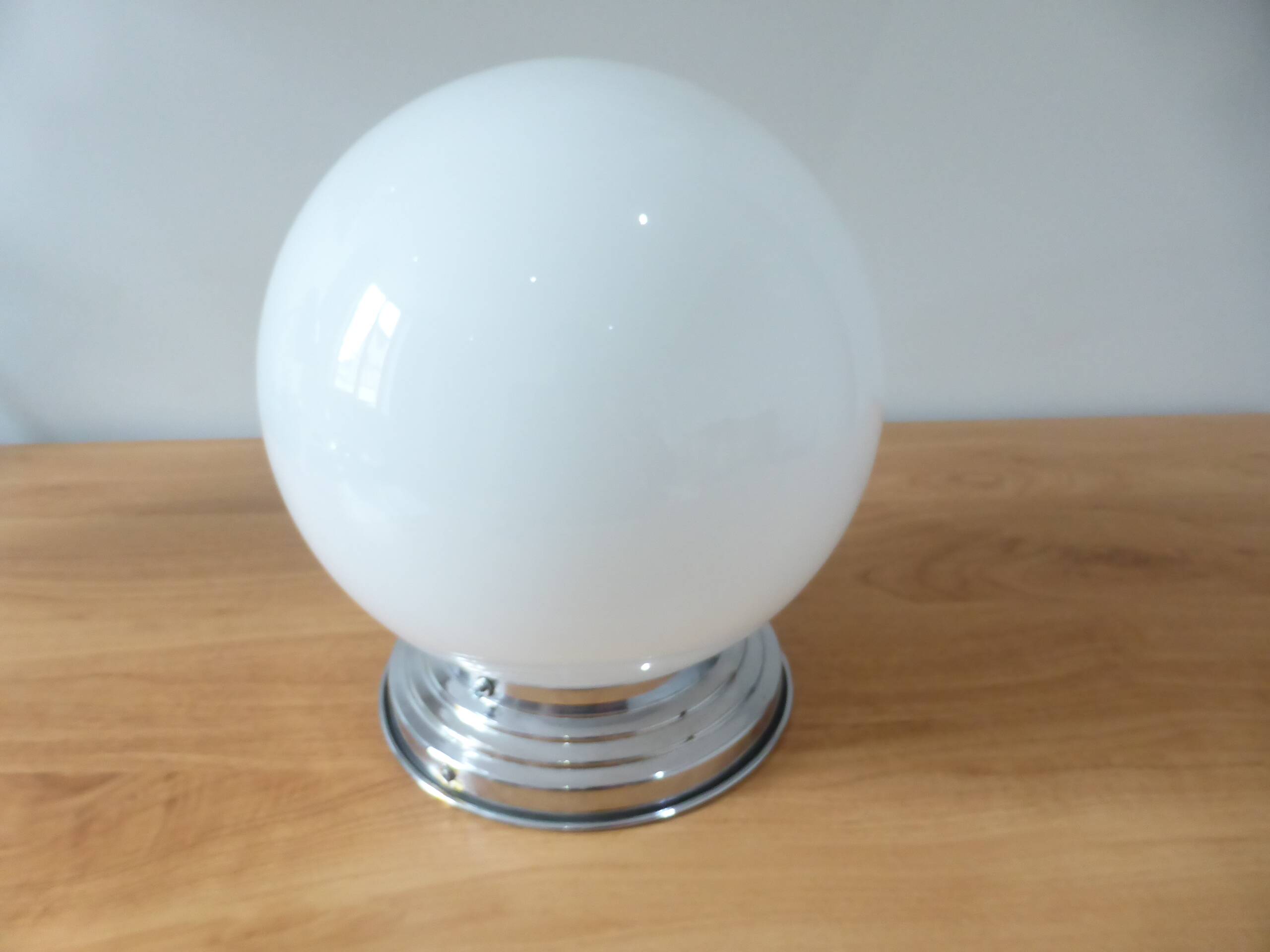 vintage glass ball light fixture