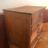 Wooden haberdashery furniture with 4 drawers
