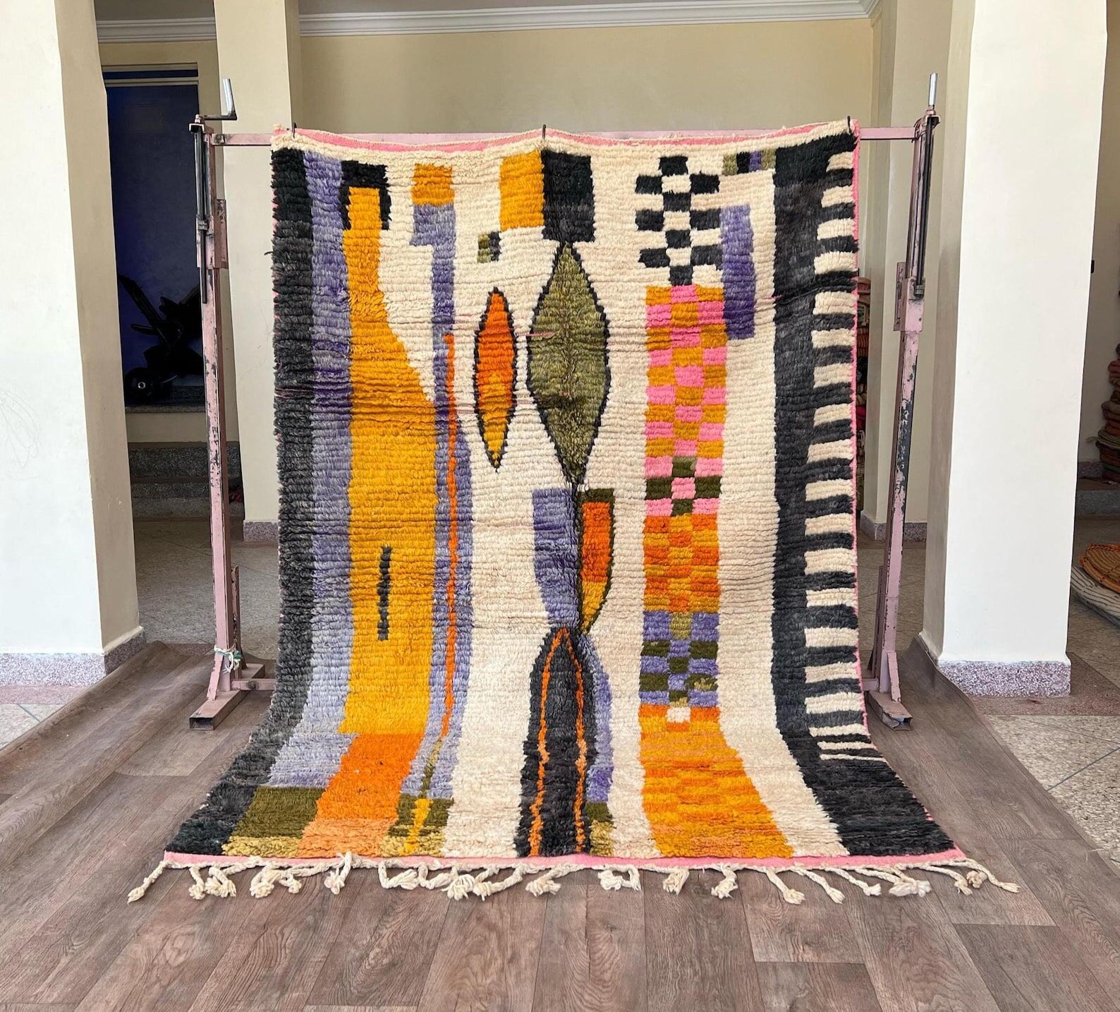 Moroccan wool rug 200/300cm