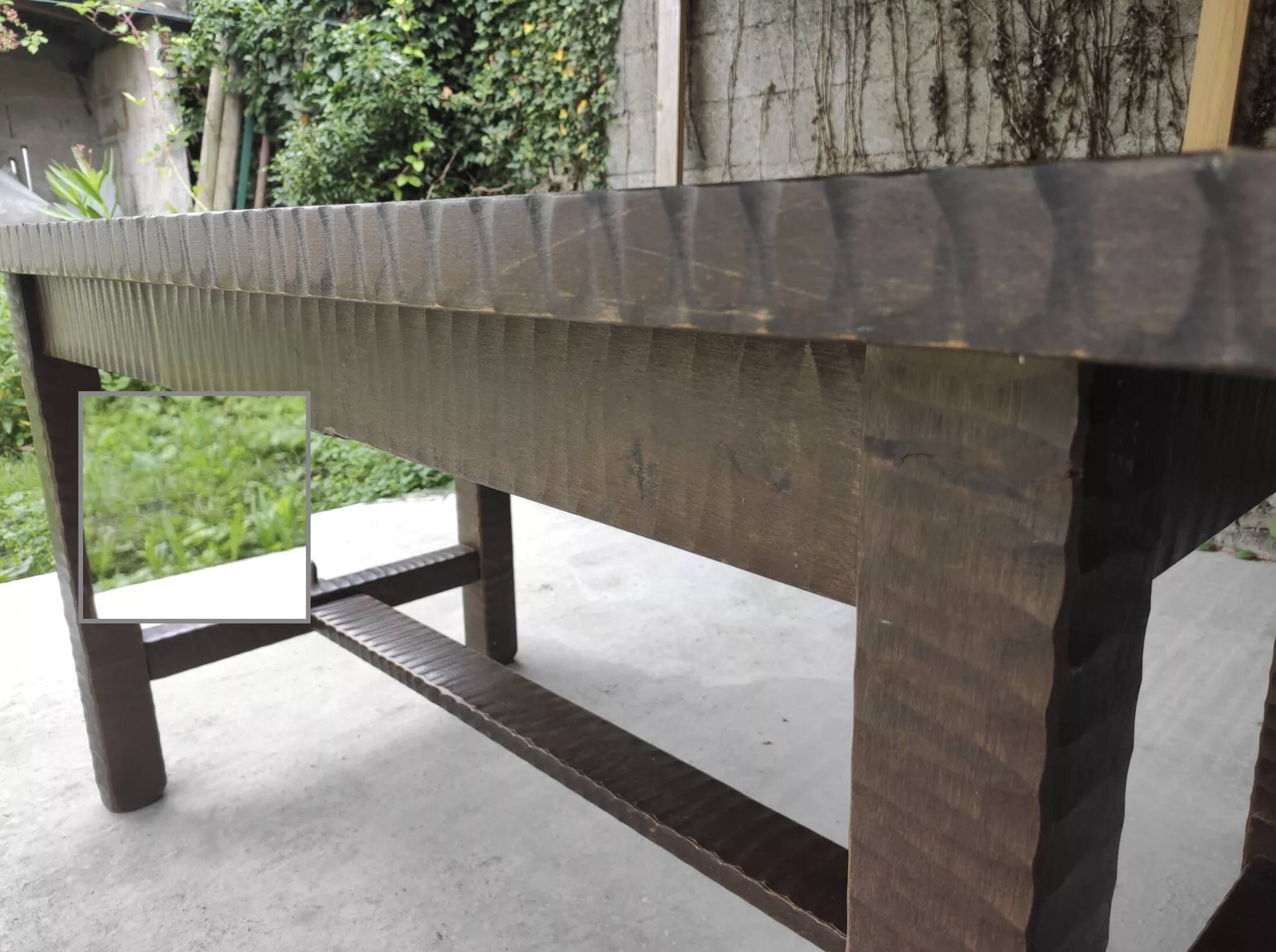 Brutalist farm table 1970