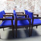 Set of #6 rudolf glatzel diningchairs (armrest). model emt0030