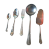 Cutlery set of 50 silver metal