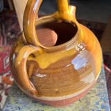 Yellow glazed jug