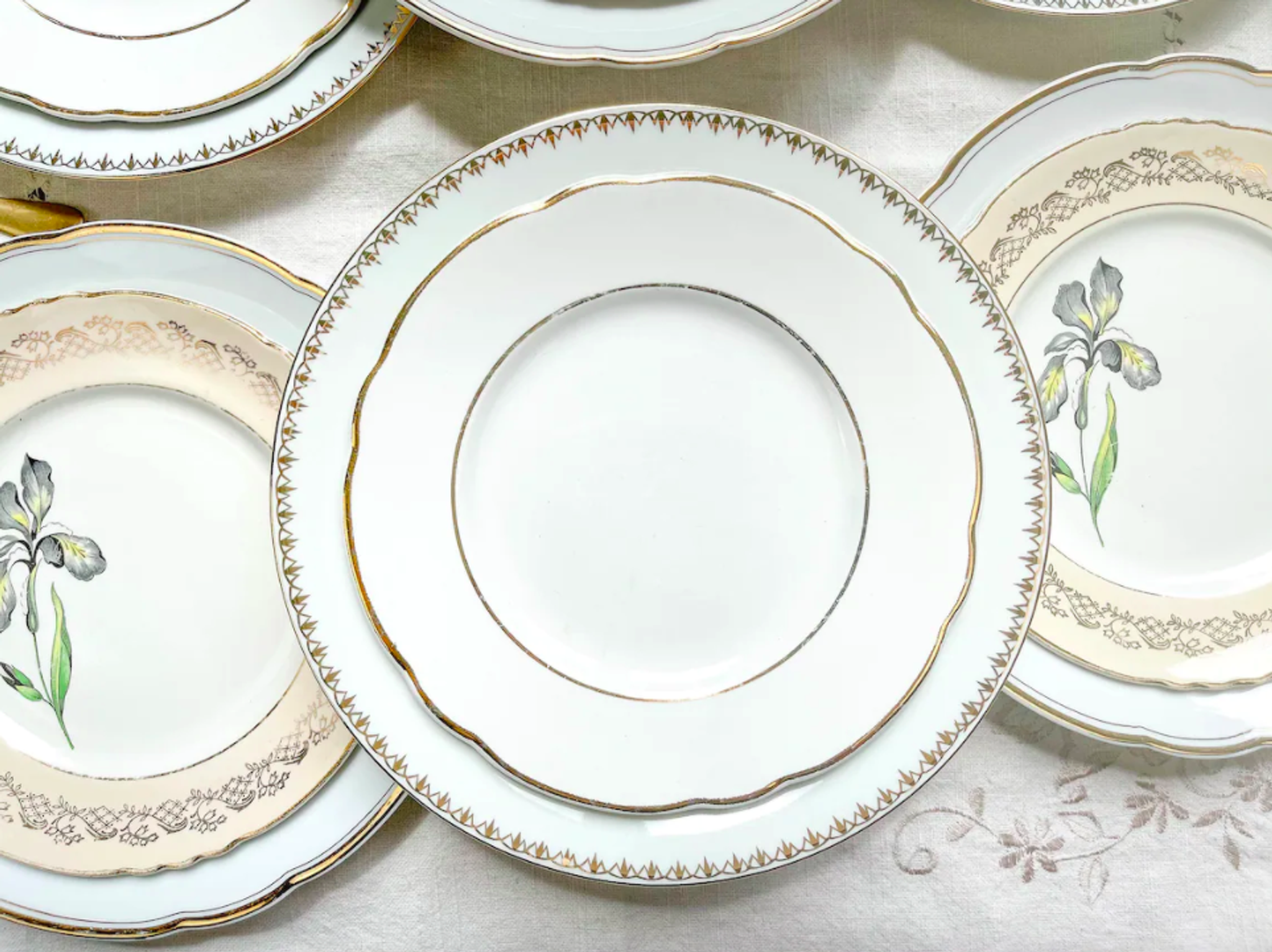 Service de table en porcelaine pour 6 personnes