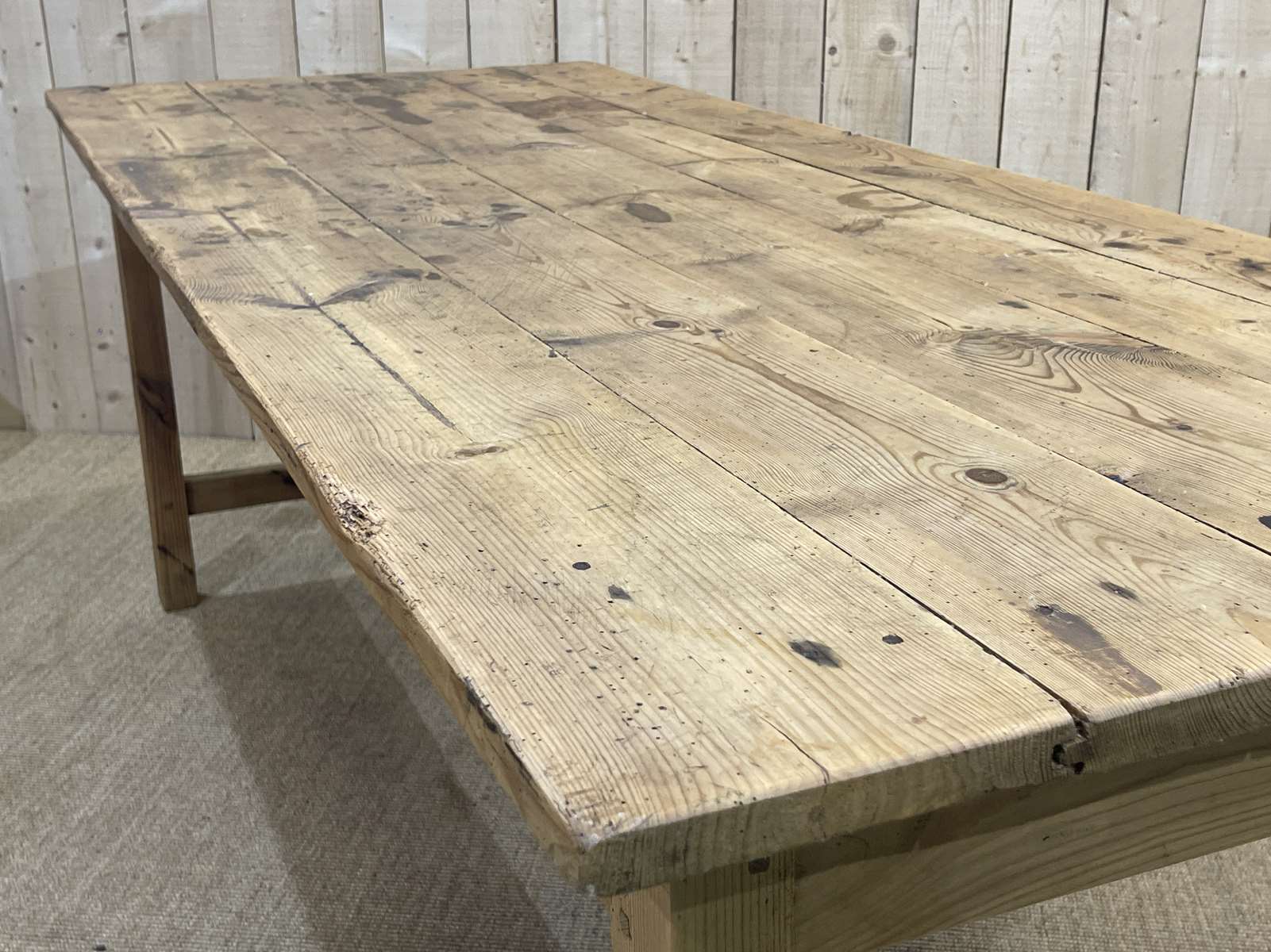 Early XXth fir farmhouse table