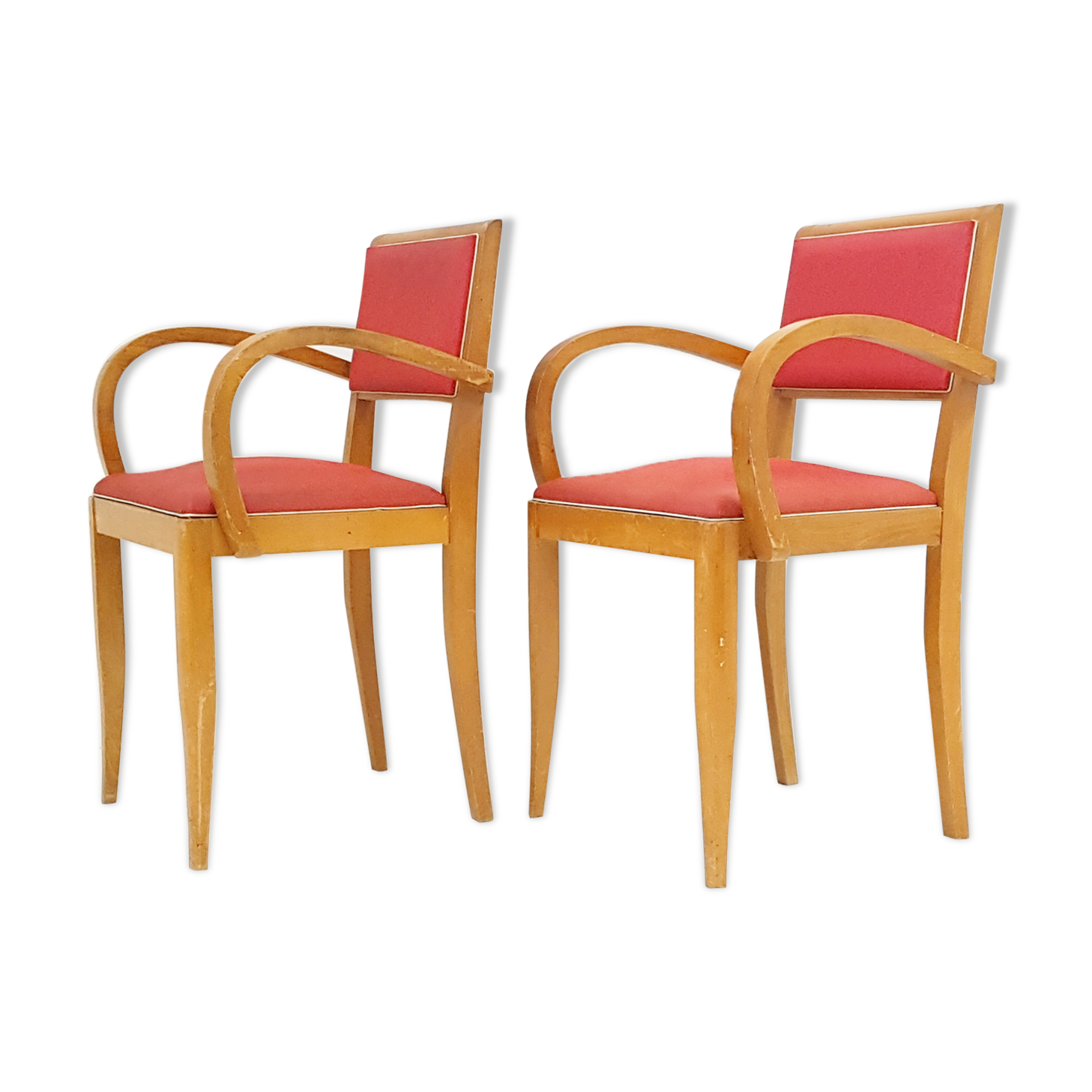 Paire de fauteuils bridge rockabilly 1950
