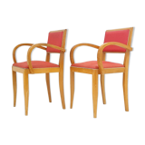 Paire de fauteuils bridge rockabilly 1950