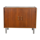 Meuble bas Jeff design vintage en acajou 1960