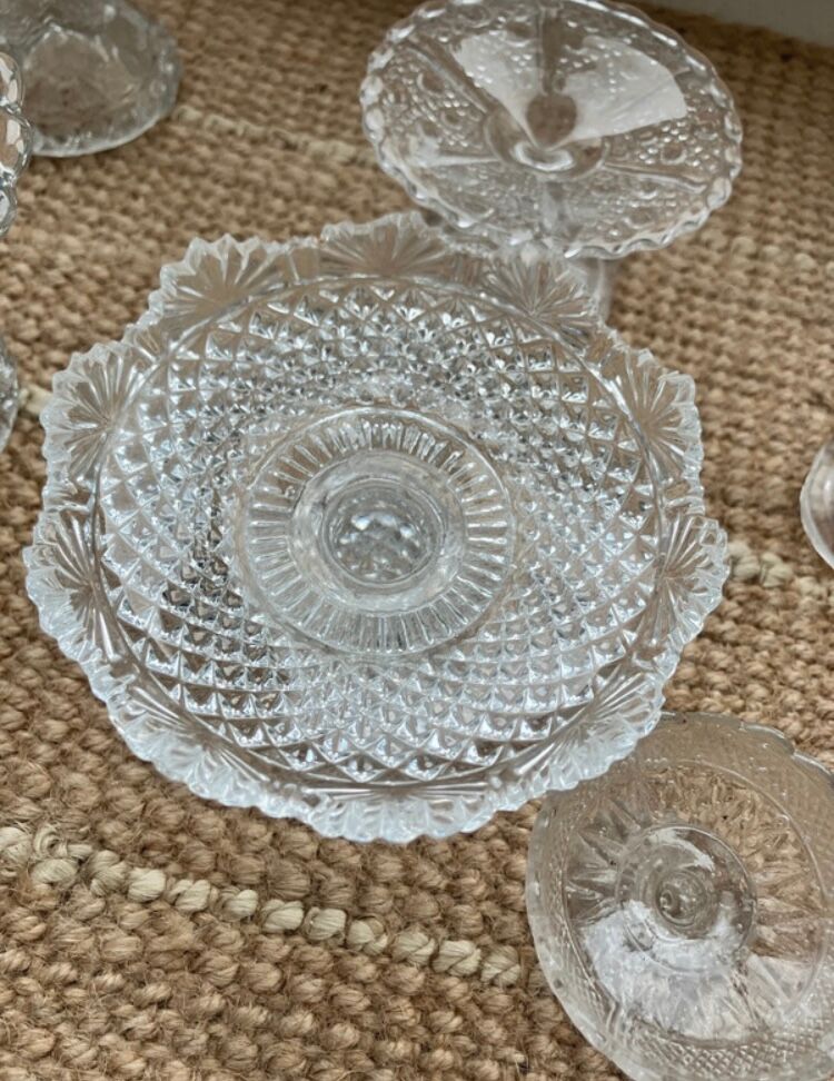 Set of antique crockery