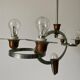 Art Deco chandelier attributed to Pietro Chiesa, 1940s, Italy.