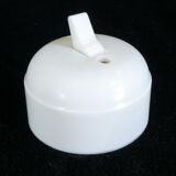 6 Old switches back and forth '' in vintage white plastic