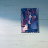 Oil on canvas stylized bouquet