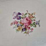 Royal factory of limoges, porcelain fish dish, signed by artois