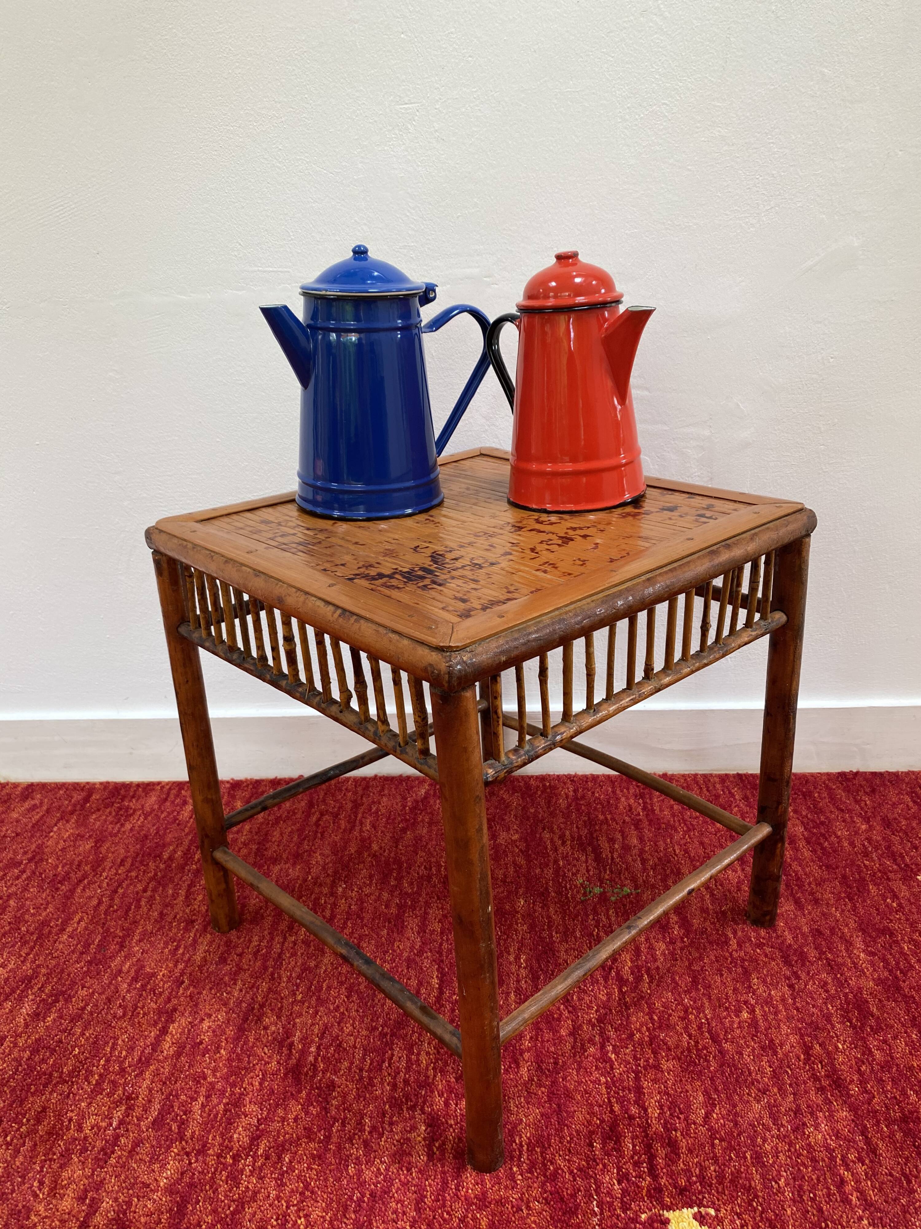 Vintage bamboo coffee table