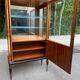 Scandinavian art deco rosewood display cabinet