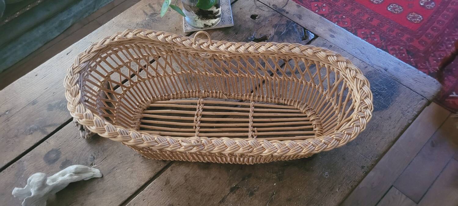 Doll bed, rattan doll