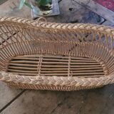 Doll bed, rattan doll