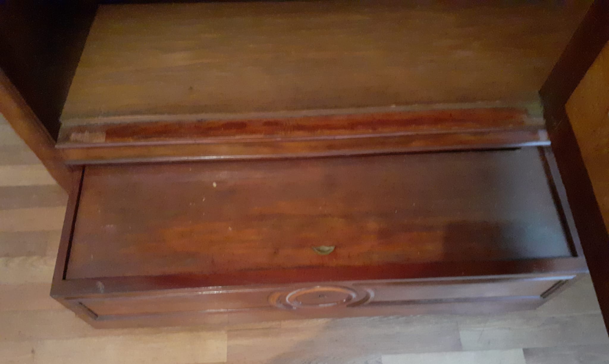 Armoire à glace en acajou