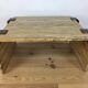 Yellow travertine coffee table, 70/80s