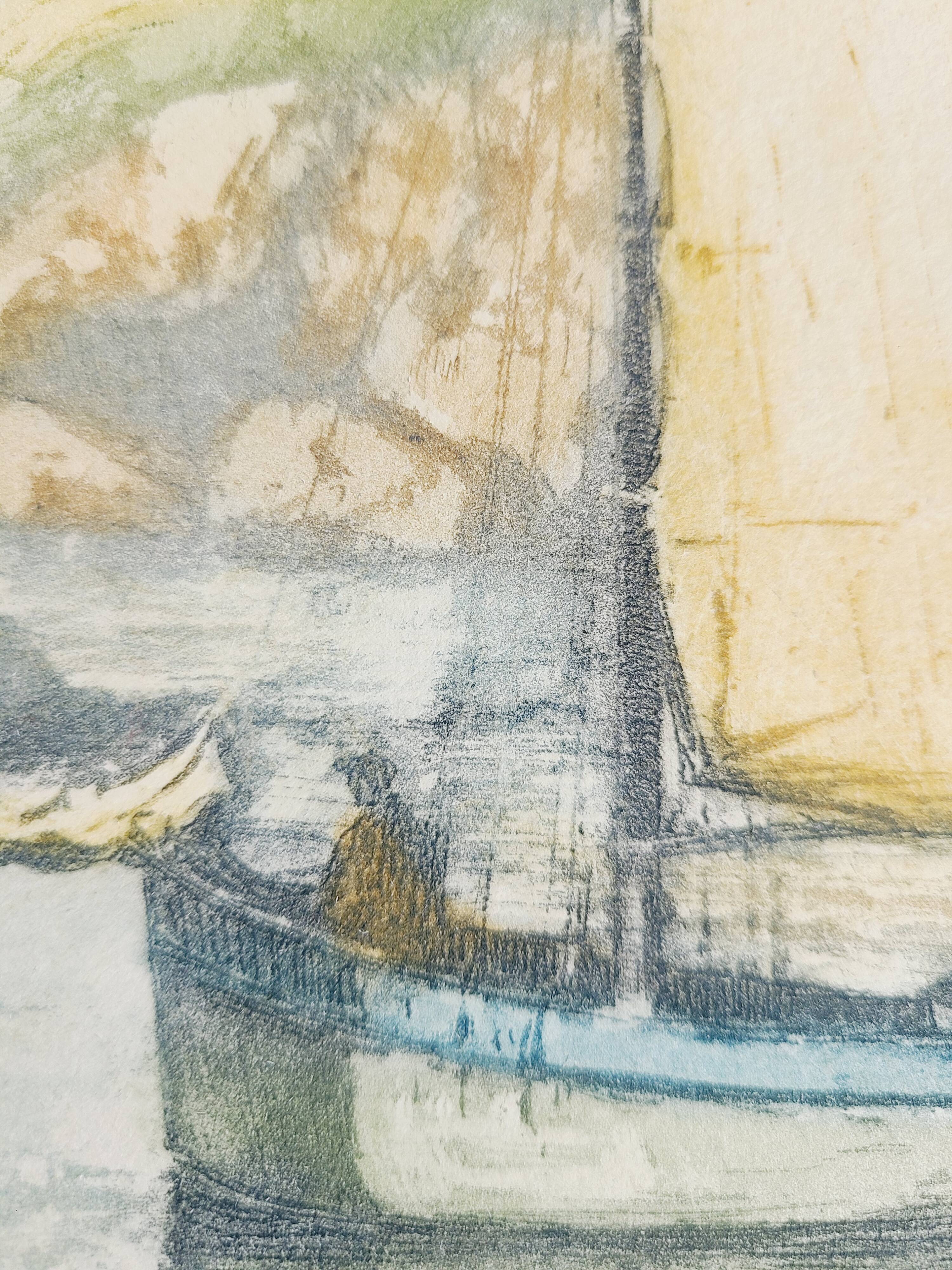 Etching and aquatint A. Lafitte 49 x 33.5 cm