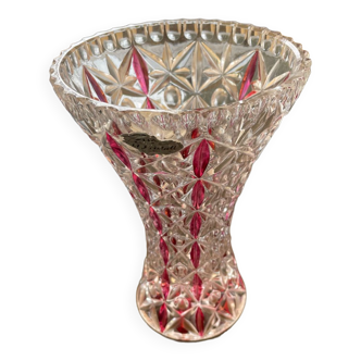 Vase en cristal bavarois