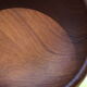 Teak wooden salad bowl and serving spoons, 1970s