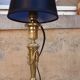 19th Century Bronze Candlestick Lamp Base In Louis XVI Style