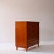 Scandinavian chest of drawers with lock