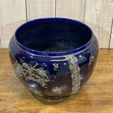 Porcelain pot cache - art deco era - Bleu de Sèvres
