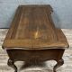 Curved provencal louis xv style desk in carved walnut circa 1880