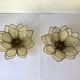 Candlestick flower in brass