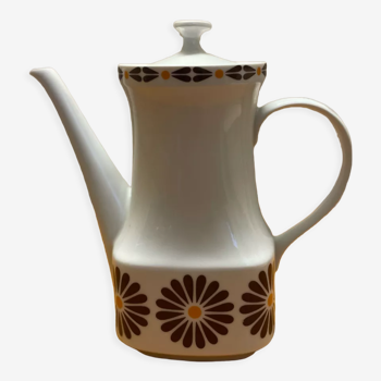 Cafetière vintage Porcelaine Tchécoslovaquie 1960