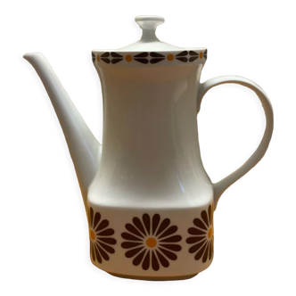 Cafetière vintage Porcelaine Tchécoslovaquie 1960