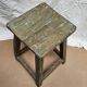 Burmese teak workshop stool